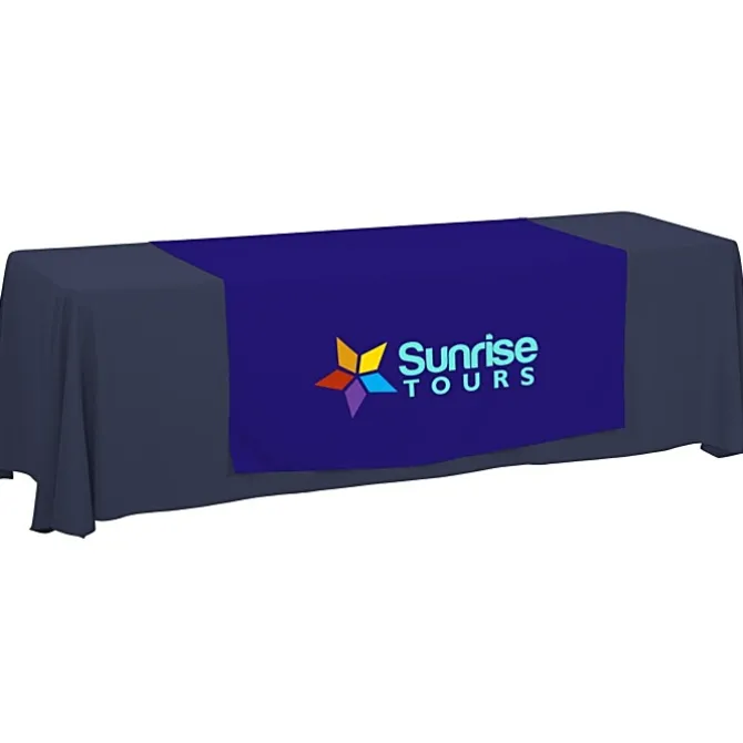 Serged 8-foot Closed-Back Table Throw and Runner Kit