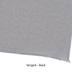 Serged 8-foot Closed-Back Table Throw and Runner Kit