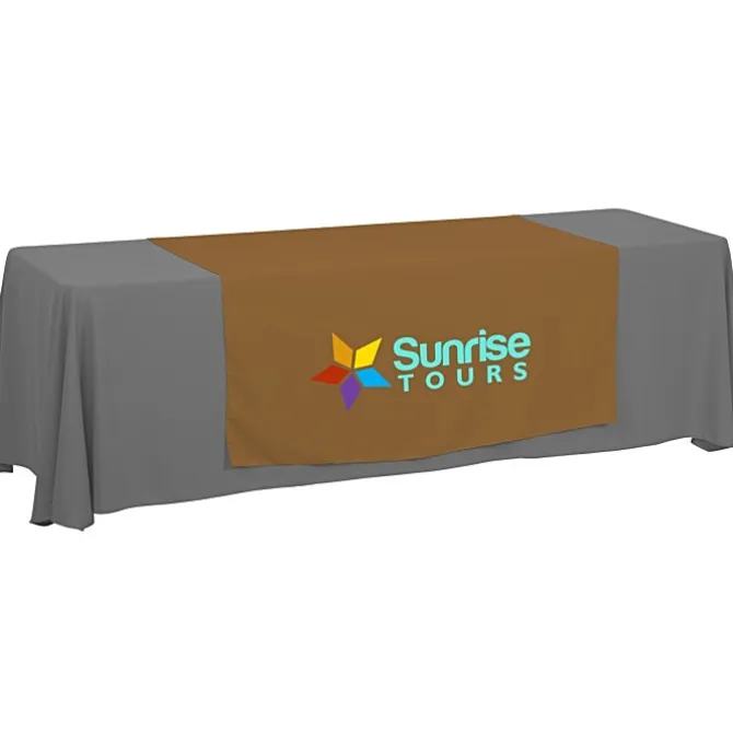 Serged 8-foot Closed-Back Table Throw and Runner Kit