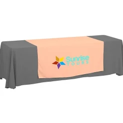 Serged 8-foot Closed-Back Table Throw and Runner Kit