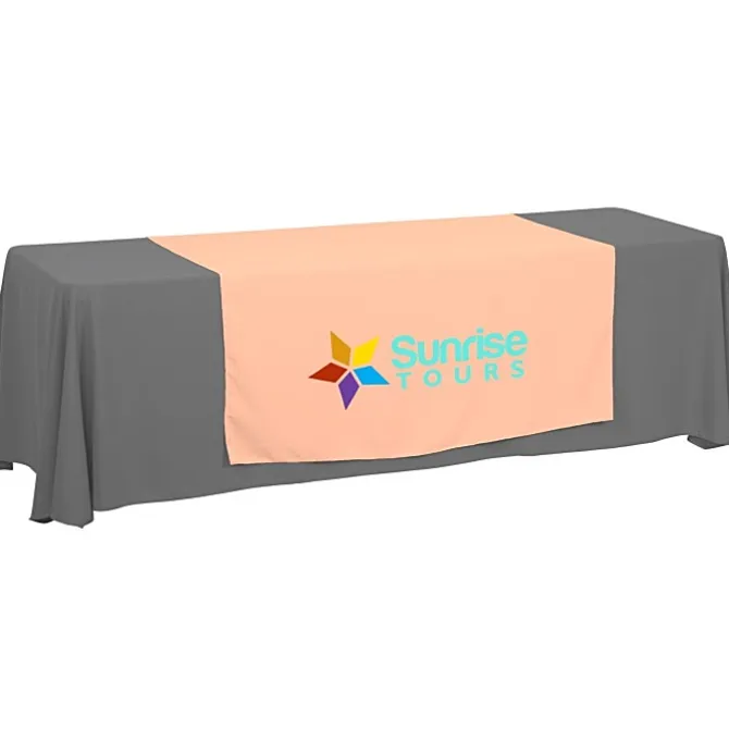 Serged 8-foot Closed-Back Table Throw and Runner Kit