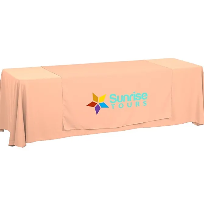 Serged 8-foot Closed-Back Table Throw and Runner Kit