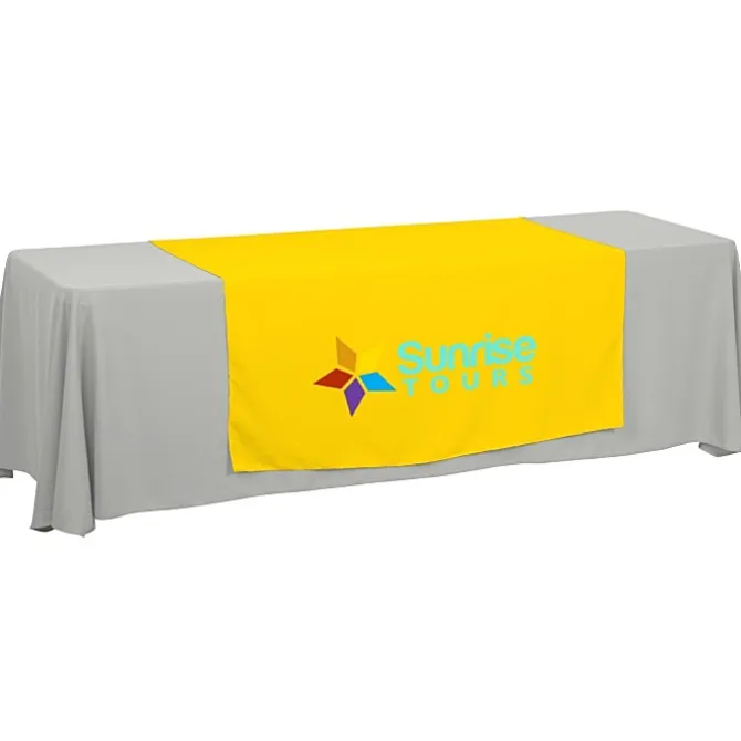 Serged 8-foot Closed-Back Table Throw and Runner Kit