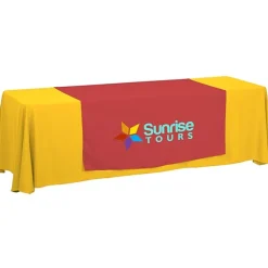 Serged 8-foot Closed-Back Table Throw and Runner Kit