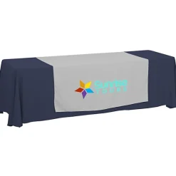 Serged 8-foot Closed-Back Table Throw and Runner Kit