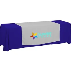 Serged 8-foot Closed-Back Table Throw and Runner Kit