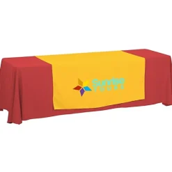 Serged 8-foot Closed-Back Table Throw and Runner Kit