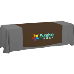 Serged 8-foot Closed-Back Table Throw and Runner Kit