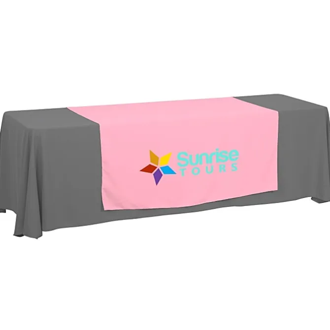 Serged 8-foot Closed-Back Table Throw and Runner Kit
