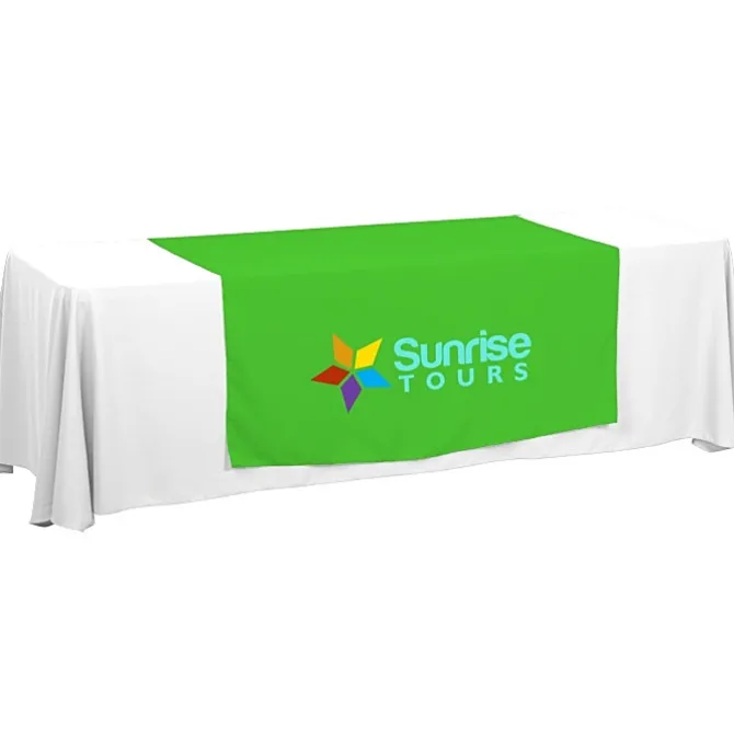 Serged 8-foot Closed-Back Table Throw and Runner Kit