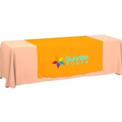 Serged 8-foot Closed-Back Table Throw and Runner Kit
