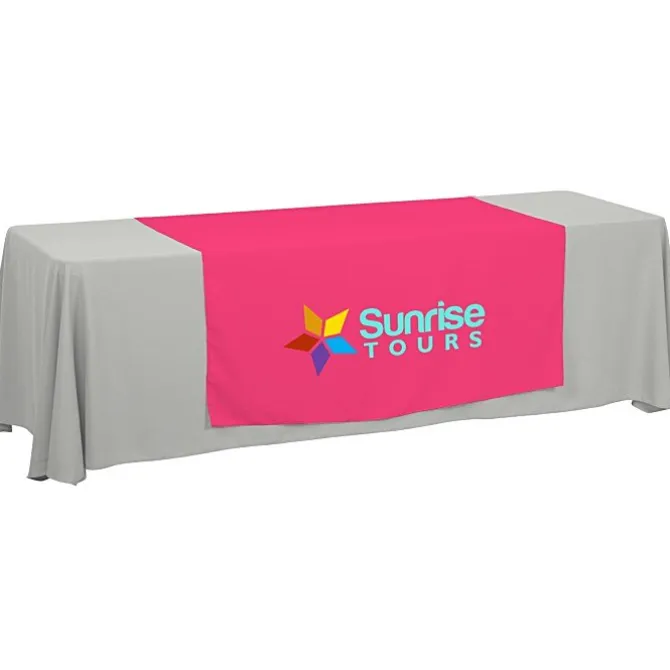 Serged 8-foot Closed-Back Table Throw and Runner Kit