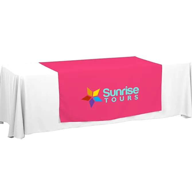 Serged 8-foot Closed-Back Table Throw and Runner Kit