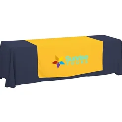 Serged 8-foot Closed-Back Table Throw and Runner Kit