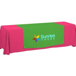 Serged 8-foot Closed-Back Table Throw and Runner Kit
