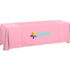 Serged 8-foot Closed-Back Table Throw and Runner Kit