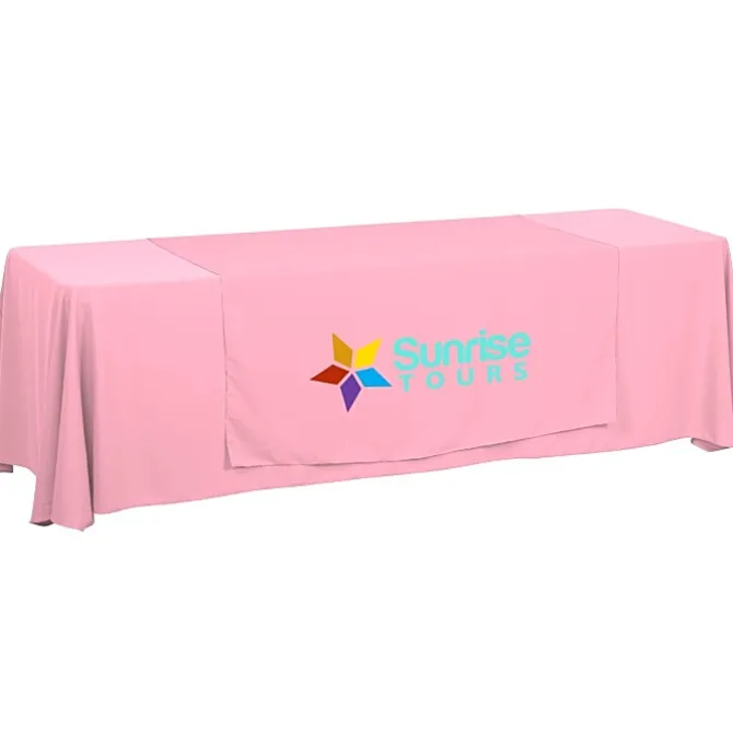 Serged 8-foot Closed-Back Table Throw and Runner Kit