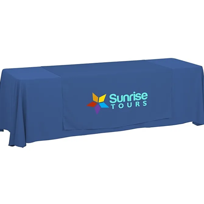 Serged 8-foot Closed-Back Table Throw and Runner Kit