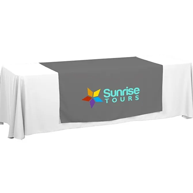 Serged 8-foot Closed-Back Table Throw and Runner Kit