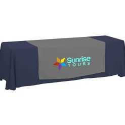 Serged 8-foot Closed-Back Table Throw and Runner Kit