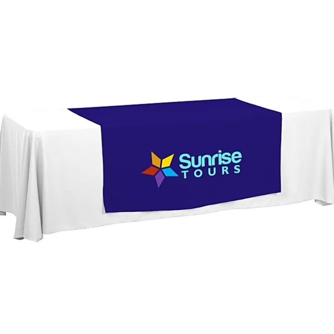 Serged 8-foot Closed-Back Table Throw and Runner Kit