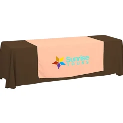 Serged 8-foot Closed-Back Table Throw and Runner Kit