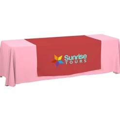 Serged 8-foot Closed-Back Table Throw and Runner Kit