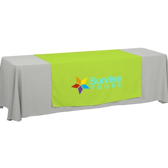 Serged 8-foot Closed-Back Table Throw and Runner Kit
