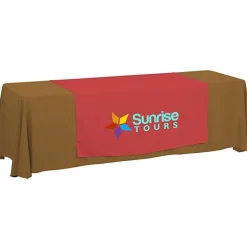 Serged 8-foot Closed-Back Table Throw and Runner Kit