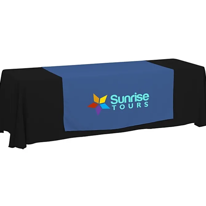 Serged 8-foot Closed-Back Table Throw and Runner Kit