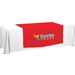 Serged 8-foot Closed-Back Table Throw and Runner Kit