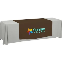 Serged 8-foot Closed-Back Table Throw and Runner Kit