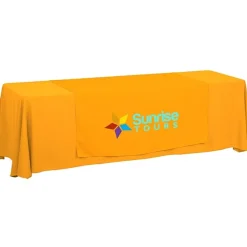 Serged 8-foot Closed-Back Table Throw and Runner Kit