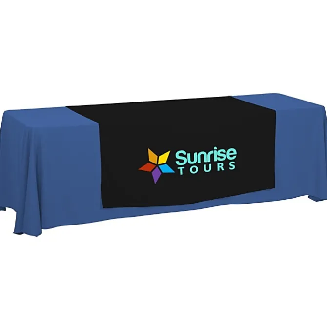 Serged 8-foot Closed-Back Table Throw and Runner Kit