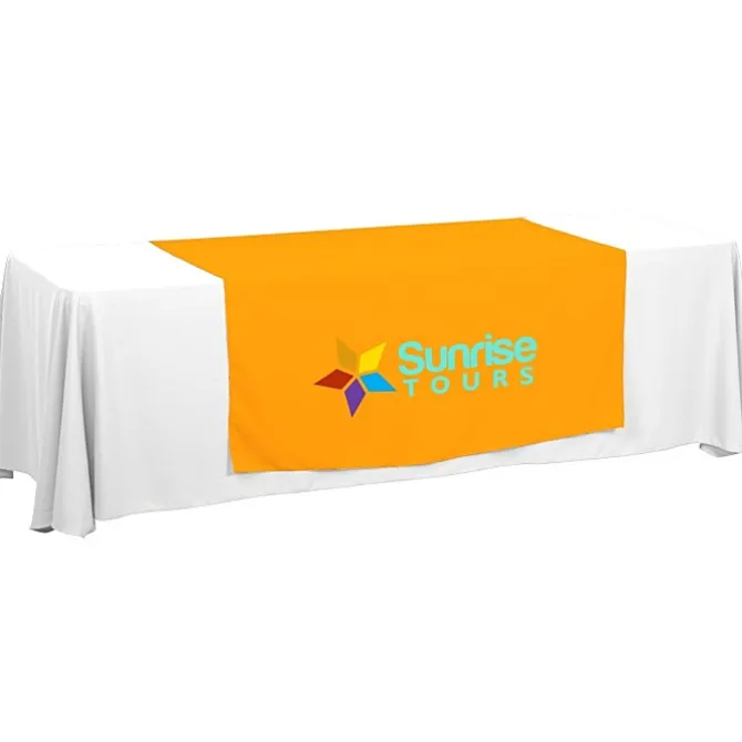 Serged 8-foot Closed-Back Table Throw and Runner Kit