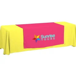 Serged 8-foot Closed-Back Table Throw and Runner Kit