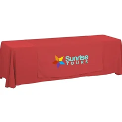Serged 8-foot Closed-Back Table Throw and Runner Kit