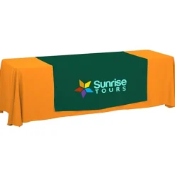 Serged 8-foot Closed-Back Table Throw and Runner Kit