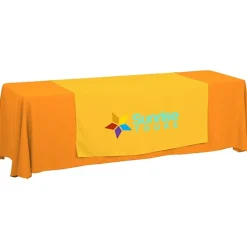 Serged 8-foot Closed-Back Table Throw and Runner Kit