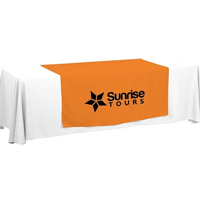Serged 8-foot Closed-Back Table Throw and Runner Kit