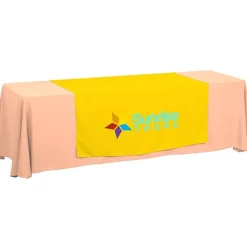 Serged 8-foot Closed-Back Table Throw and Runner Kit