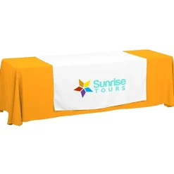 Serged 8-foot Closed-Back Table Throw and Runner Kit