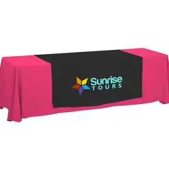Serged 8-foot Closed-Back Table Throw and Runner Kit