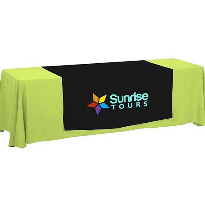 Serged 8-foot Closed-Back Table Throw and Runner Kit