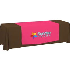 Serged 8-foot Closed-Back Table Throw and Runner Kit