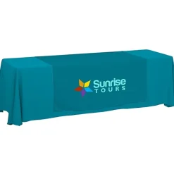 Serged 8-foot Closed-Back Table Throw and Runner Kit