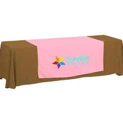 Serged 8-foot Closed-Back Table Throw and Runner Kit