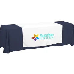 Serged 8-foot Closed-Back Table Throw and Runner Kit