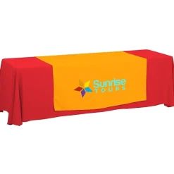 Serged 8-foot Closed-Back Table Throw and Runner Kit