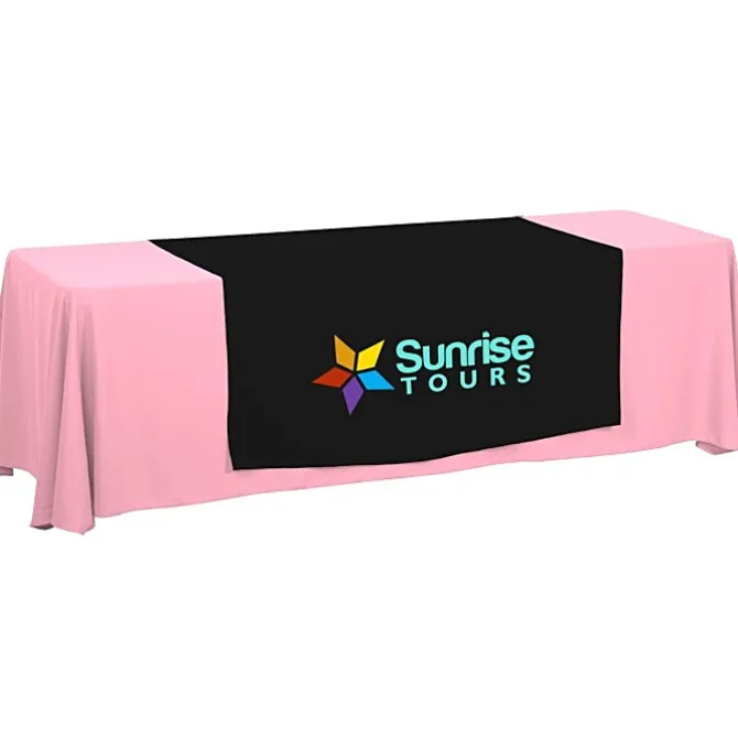 Serged 8-foot Closed-Back Table Throw and Runner Kit